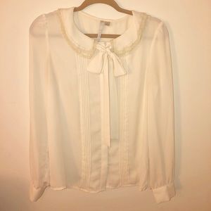 Small White Lauren Conrad Blouse